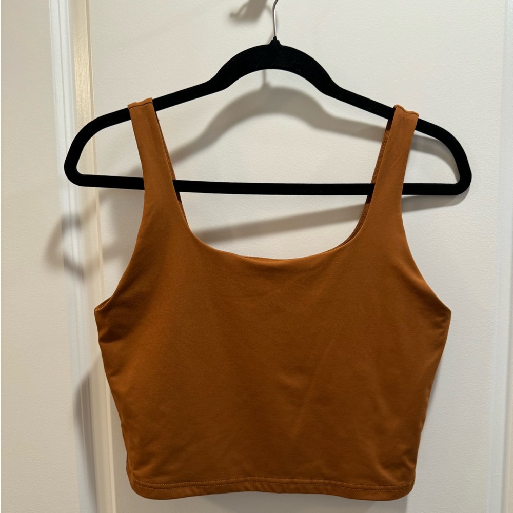 Burnt Orange Cropped Tank